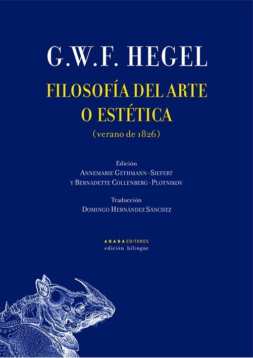 Filosofía del arte o estética | 9791387521035 | Hegel, G.W.F. 