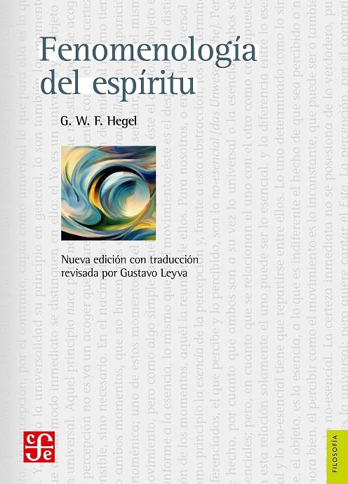 Fenomenología del espíritu | 9786071642851 | Hegel, Georg Wilhelm Friedrich 