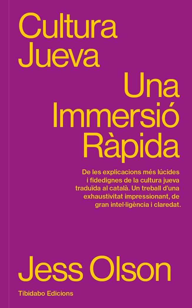 Cultura Jueva : Una immersió ràpida | 9788410013056 | Olson, Jess