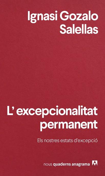 Excepcionalitat permanent, L' | 9788433901972 | Gozalo Salellas, Ignasi