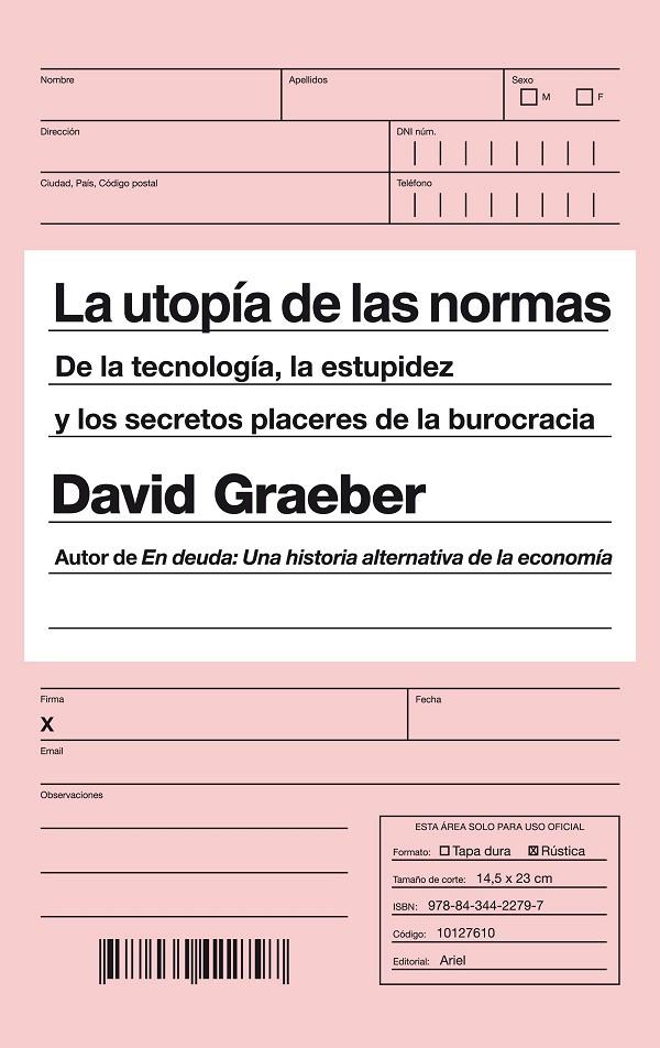 Utopía de las normas, La | 9788434422797 | Graeber, David