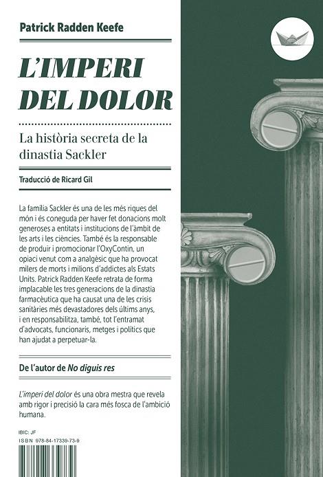 Imperi del dolor, L' | 9788417339739 | Keefe, Patrick Radden