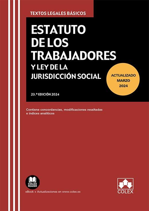 Estatuto de los Trabajadores y Ley de Jurisdicción Social | 9788411943055 | AA.VV.