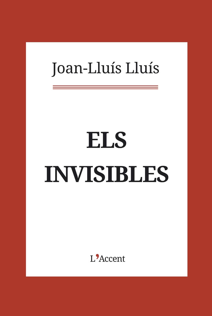 Invisibles, Els | 9788416853403 | Lluís, Joan-Lluís