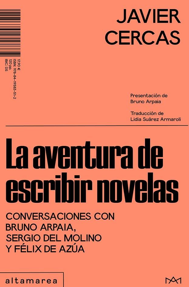 Aventura de escribir novelas, La | 9788419583512 | Cercas, Javier