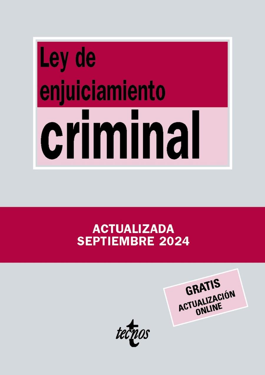 Ley de Enjuiciamiento Criminal | 9788430991099 | AA.VV.