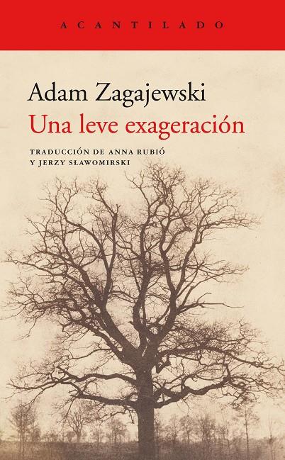 Leve exageración, Una | 9788417346980 | Zagajewski, Adam