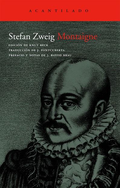 Montaigne | 9788496834293 | Zweig, Stefan