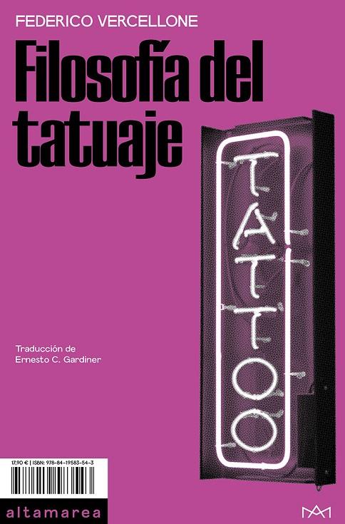 Filosofía del tatuaje | 9788419583543 | Vercellone, Federico