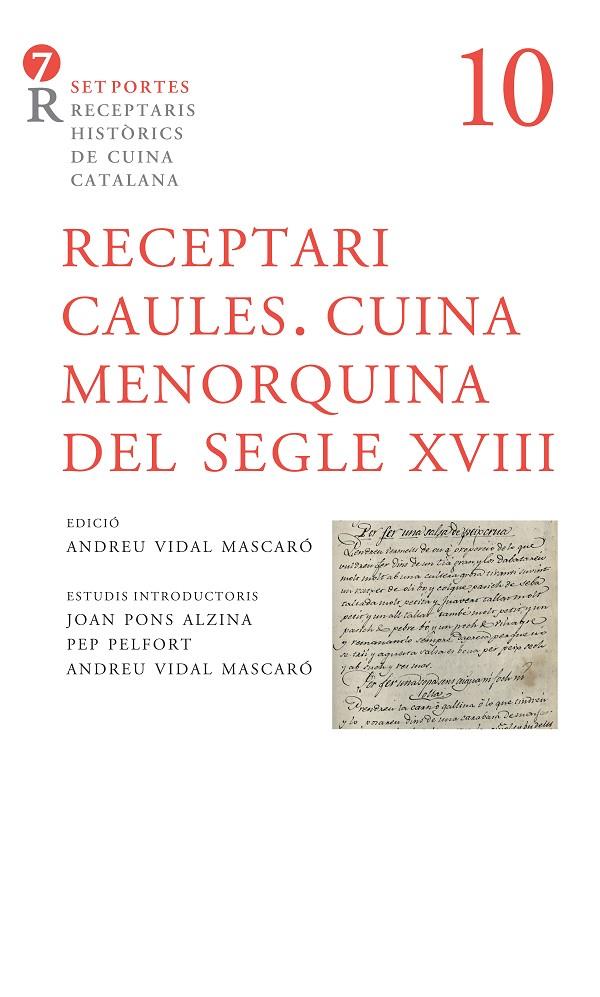 Receptari Caules : Cuina menorquina del segle XVIII | 9788416726271 | Vidal, Andreu