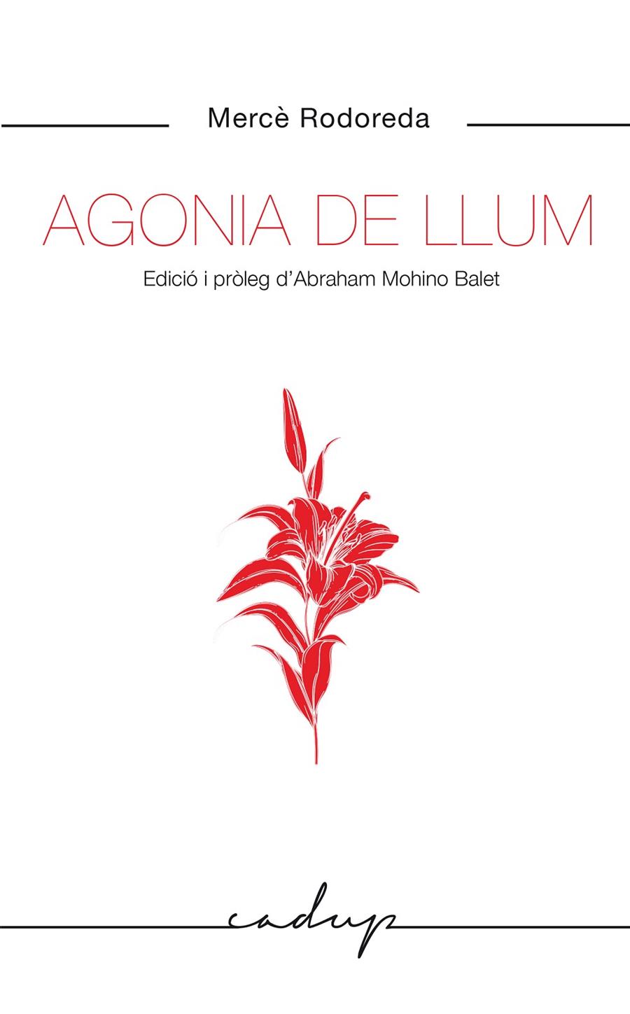 Agonia de llum | 9788412455748 | Rodoreda, Mercè