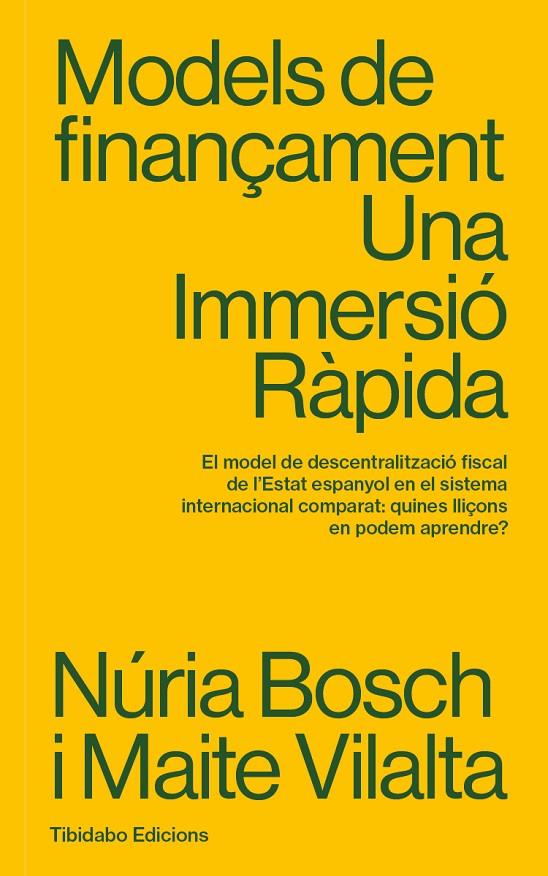 Models de Finançament : Una Immersió Ràpida | 9788410013001 | Bosch Roca, Núria / Vilalta Ferrer, Maite