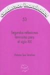 Segundas reflexiones feministas para el siglo XXI | 9788496004177 | Sau, Victoria