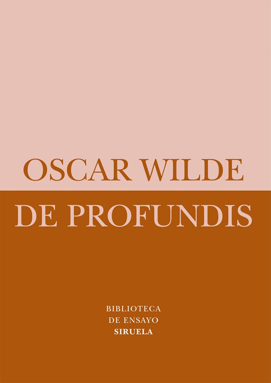 De profundis | 9788498414493 | Wilde, Oscar