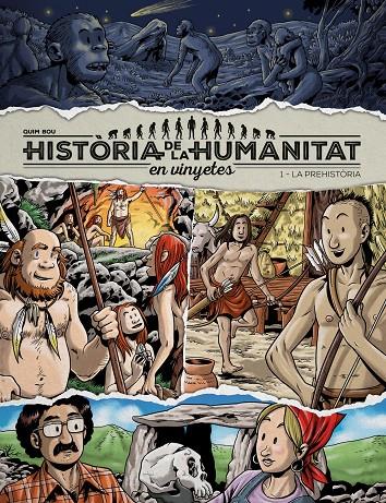 Història de la HUmanitat en vinyetes 1 : Prehistòria | 9788417956912 | Bou, Quim