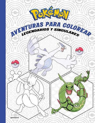 Pokémon : Aventuras para colorear : Legendarios y singulares | 9788419241962 | AA.VV.