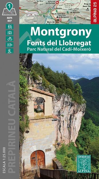 Montgrony : Fonts del Llobregat / Parc Natural del Cadí-Moixeró | 9788470111242 | AA.DD.