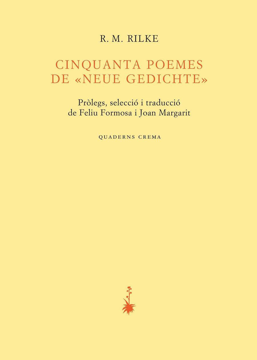 Cinquanta poemes de "Neue Gedichte" | 9788477275046 | Rilke, Rainer Maria von