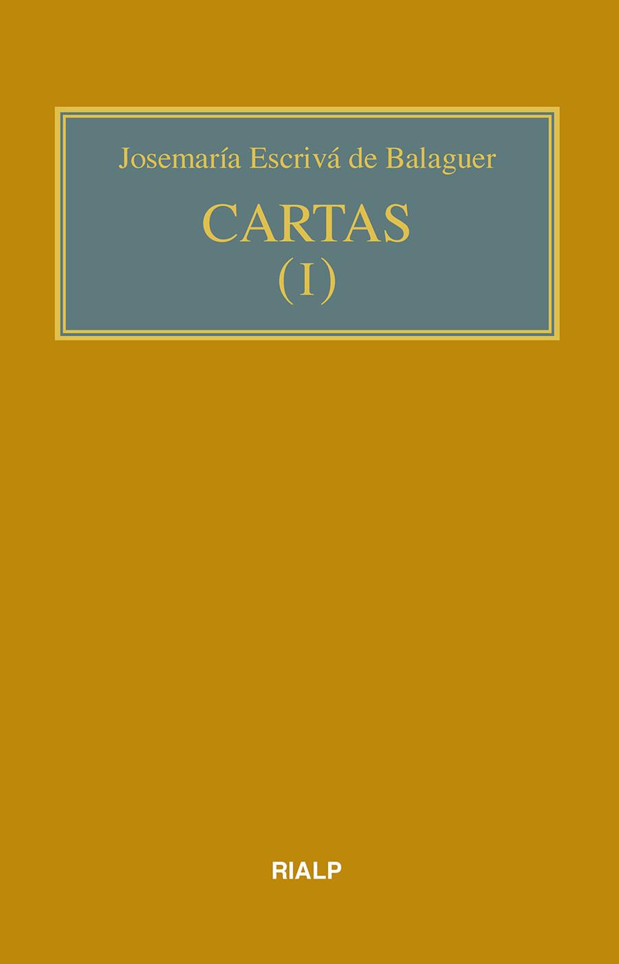 Cartas I | 9788432153112 | Escrivá de Balaguer, Josemaría