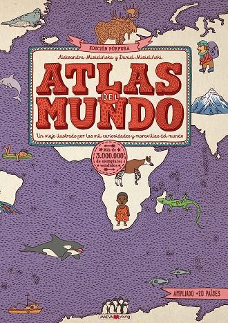 Atlas del mundo (Edición Púrpura) | 9788417708832 | Mizielinska, Aleksandra / Mizielinski, Daniel