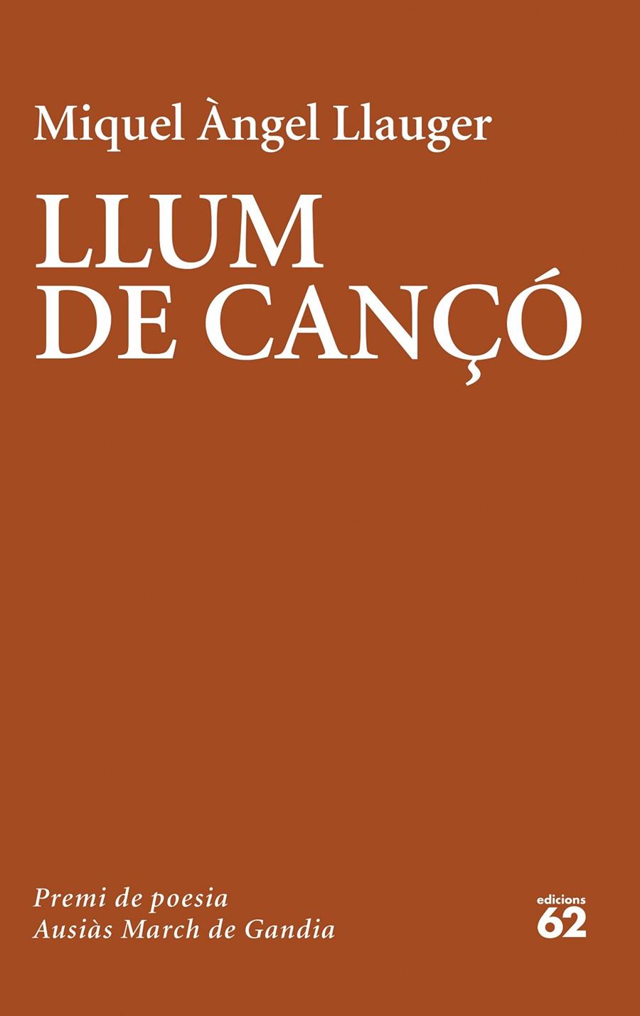 Llum de cançó | 9788429779981 | Llauger, Miquel Àngel