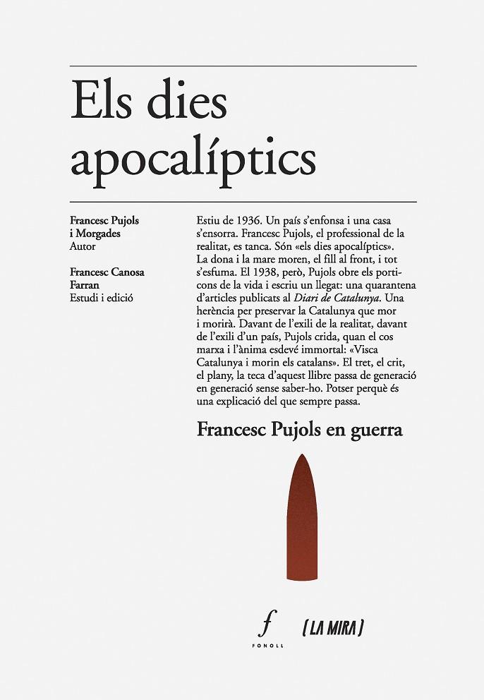 Dies apocalíptics, Els : Francesc Pujols en guerra | 9788412536447 | Pujols, Francesc