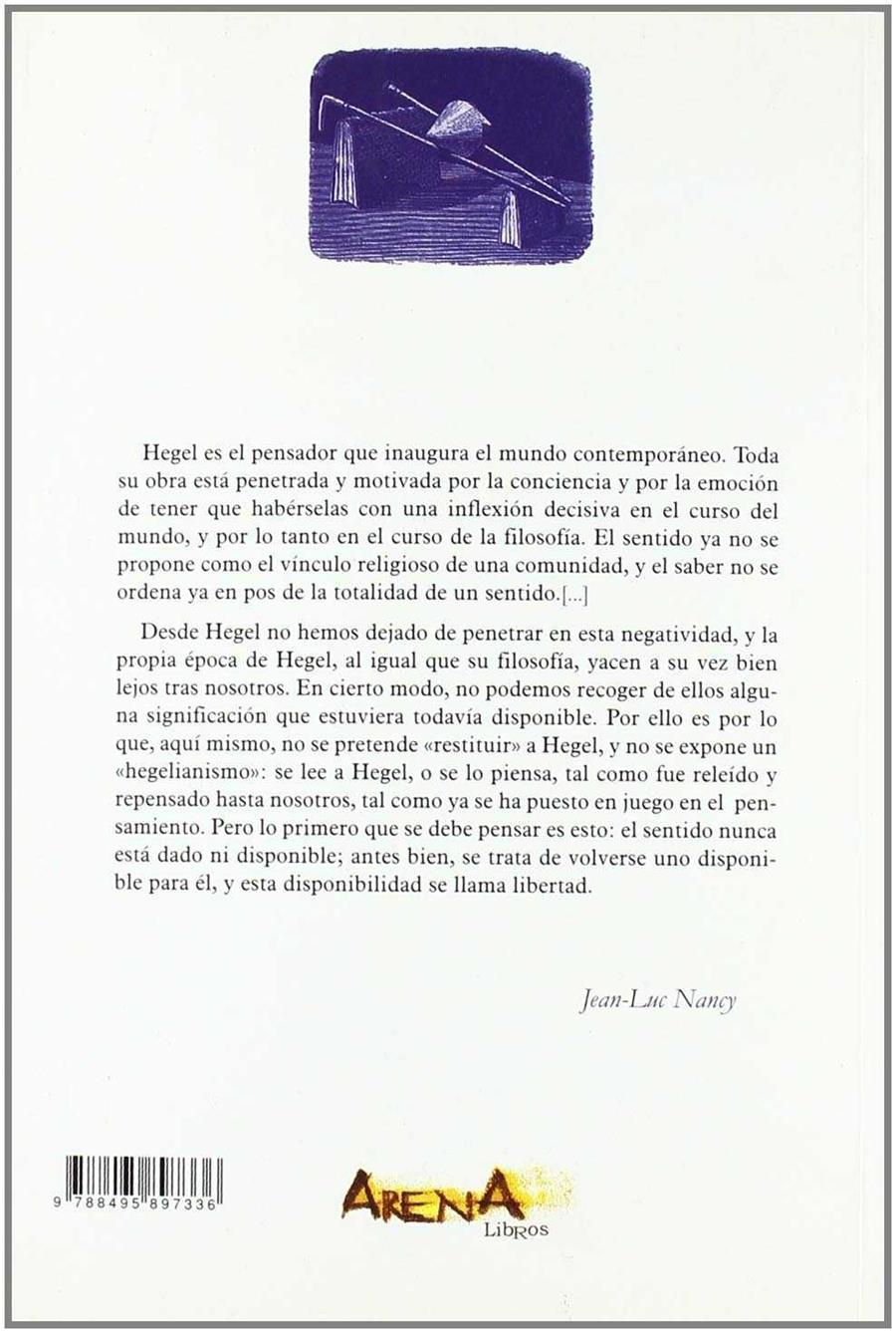 Hegel, la inquietud de lo negativo | 9788495897336 | Nancy, Jean-Luc / Garrido Walter, Juan Manuel