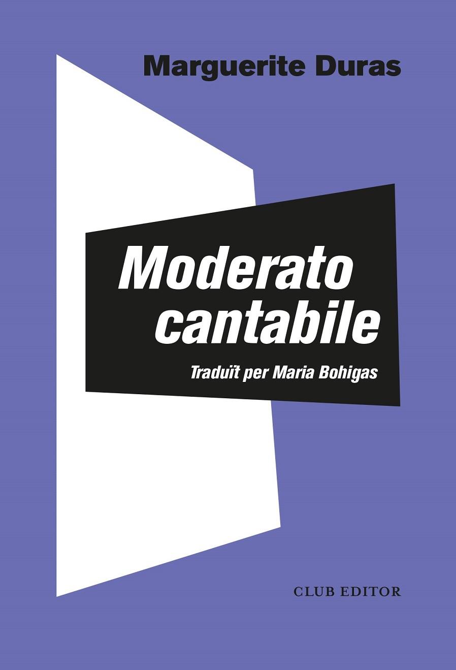 Moderato cantabile | 9788473294140 | Duras, Marguerite